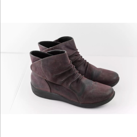 clarks sillian sway aubergine
